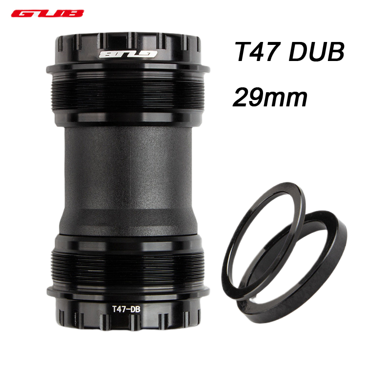 GUB Bike Bottom Bracket T47-DUB 29mm Spindle for MTB Road Bike Thread 47mm Width 68/73mm BB
