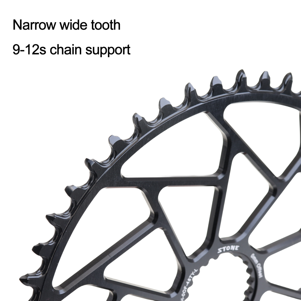 Stone Chainring For 12s Shimano M9100 M8100 M7100 M6100 Round 36T to 48T 12 Speed 0MM Offset Direct Mount MT900 8100 7100 6100