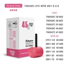 Schrader Valve – Gravel 700C (32C–47C)