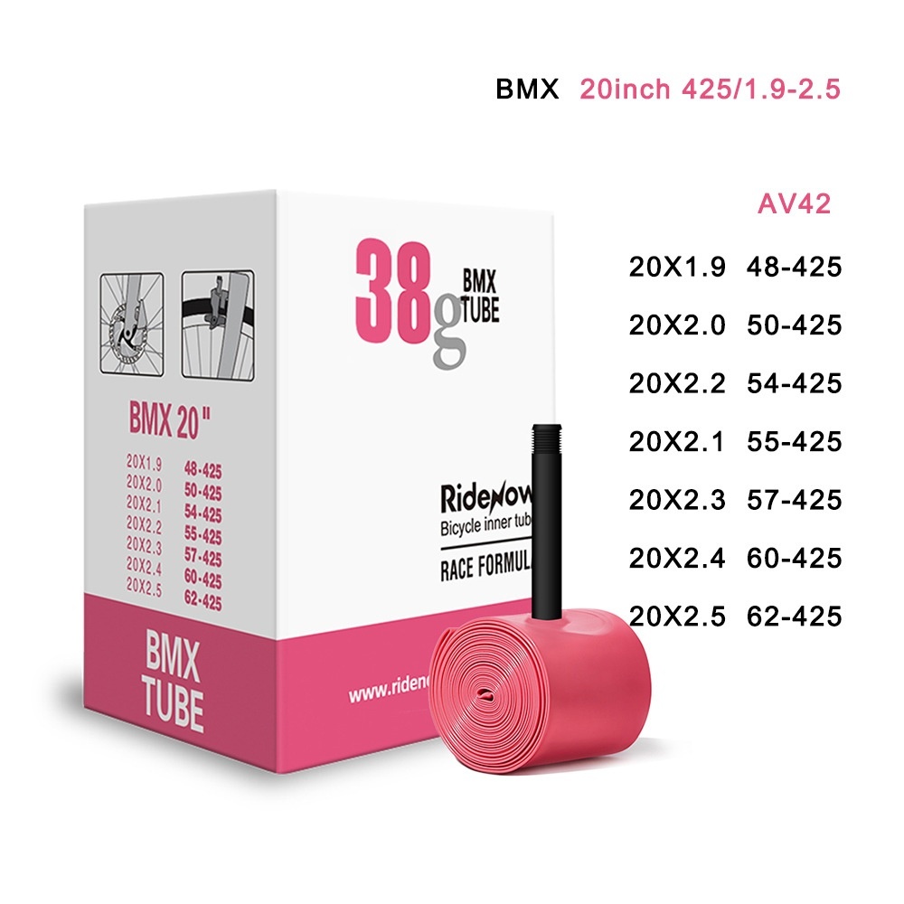 Ridenow TPU Bicycle Inner Tube – Schrader Valve Ultra-Light MTB Gravel Folding BMX Inner Tube 12/14/18/20/24/26/27.5/29 inch