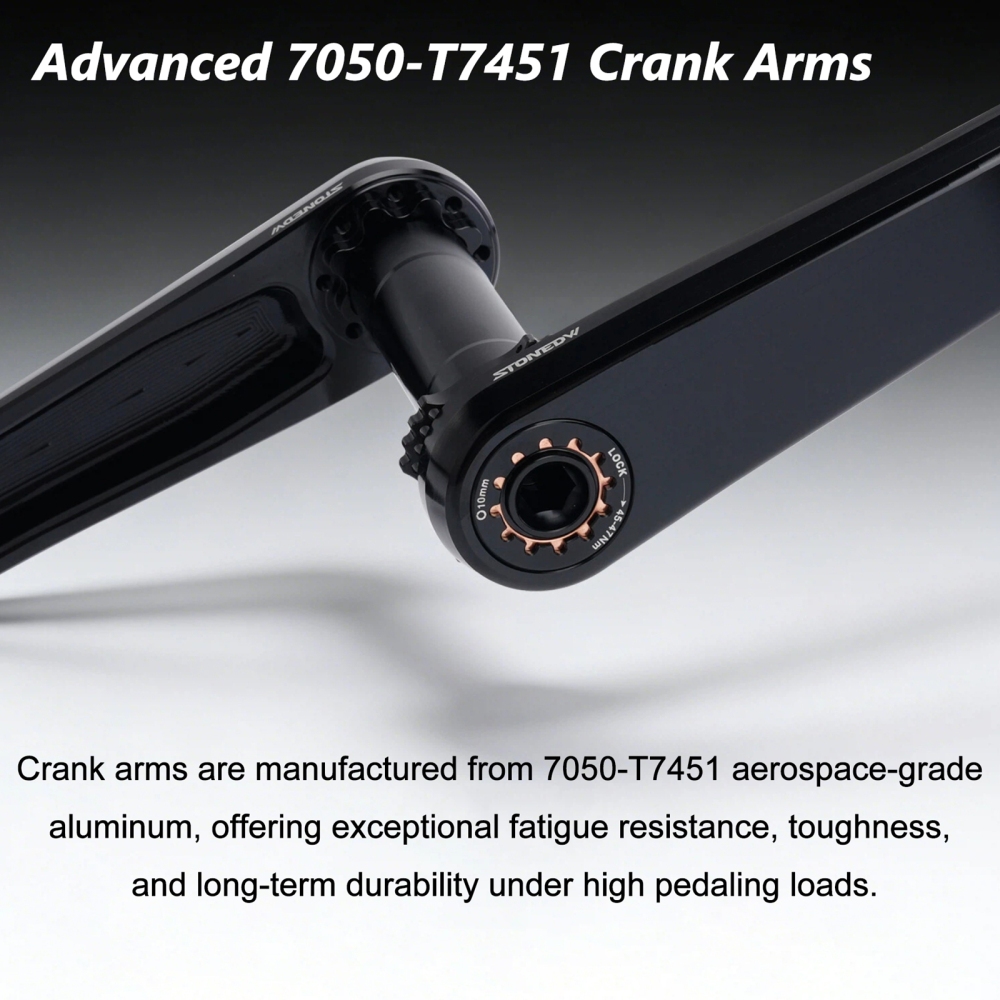 Stone Road Bike Crankset 28.99mm DUB 8 Bolts Pins Alu 7050-T7451 155 160 165 170 172.5 175mm Crank for AXS Spiders Powermeter chainring FORCE RED RIVAL 29mm STONEDW