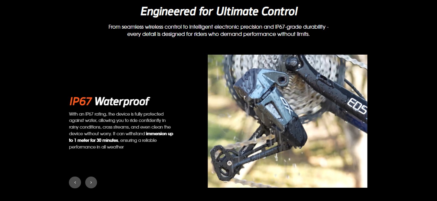 Wheeltop EDS OX YQ OX2.0 11/12-speed Wireless Electronic MTB Shifter Rear Derailleur Set Durable MTB Cycling