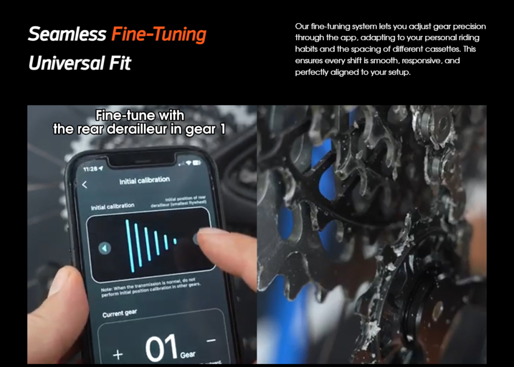 WHEELTOP EDS TX Wireless aluminum Carbon fiber Electronic Shifter/Derailleur Road Bike 3-12 13 14s speed