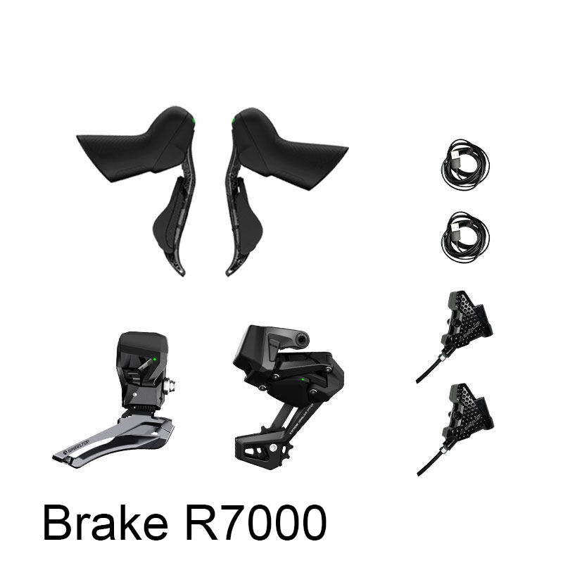 WHEELTOP EDS GeX Gravel Wireless Groupset, Hydraulic Disc Brake, 3-14S Electronic Shifter/Derailleur (Gravel Bike)