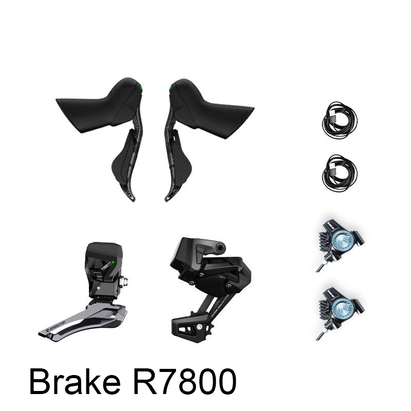 WHEELTOP EDS GeX Gravel Wireless Groupset, Hydraulic Disc Brake, 3-14S Electronic Shifter/Derailleur (Gravel Bike)