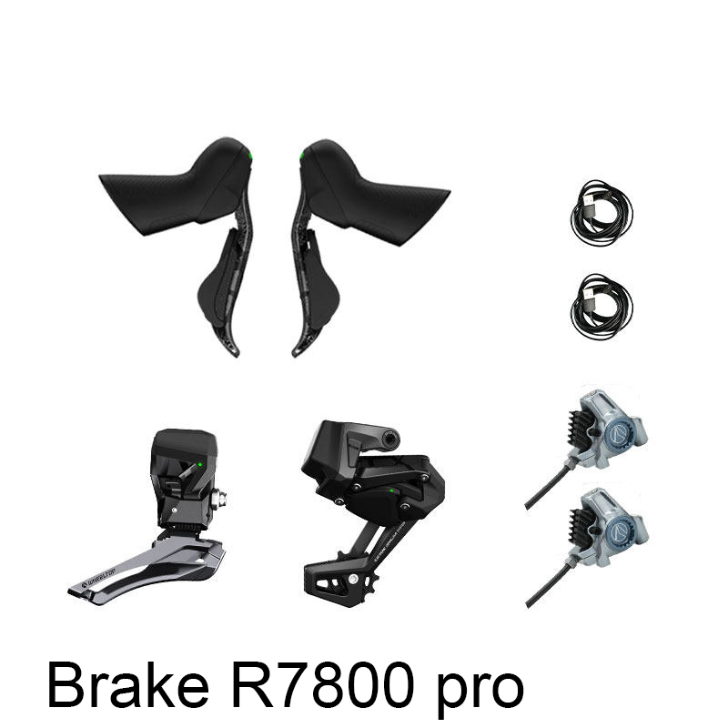 WHEELTOP EDS GeX Gravel Wireless Groupset, Hydraulic Disc Brake, 3-14S Electronic Shifter/Derailleur (Gravel Bike)