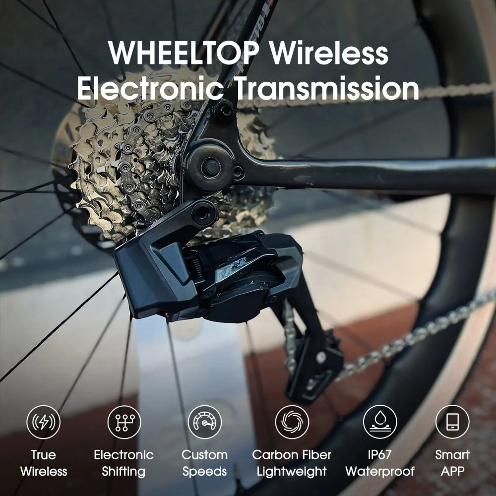 WHEELTOP EDS TX Wireless aluminum Carbon fiber Electronic Shifter/Derailleur Road Bike 3-12 13 14s speed