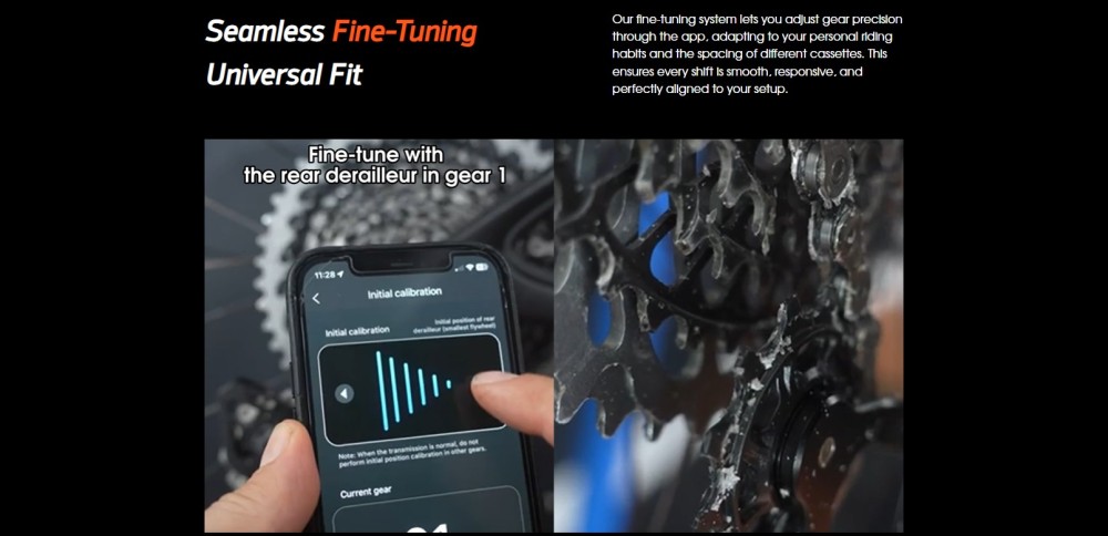 WHEELTOP EDS GeX Wireless Electronic Shifter/Derailleur (Gravel Bike)