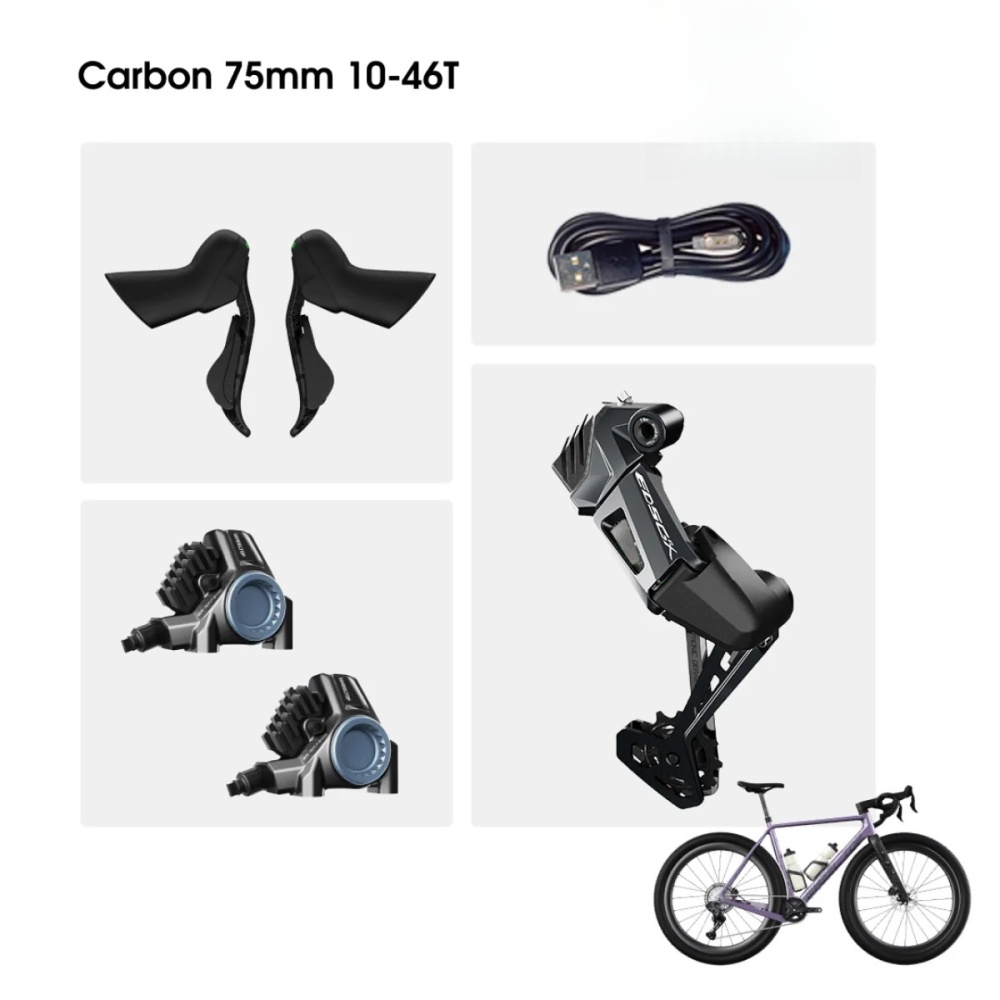 WHEELTOP EDS GeX Wireless Electronic Shifter/Derailleur (Gravel Bike)