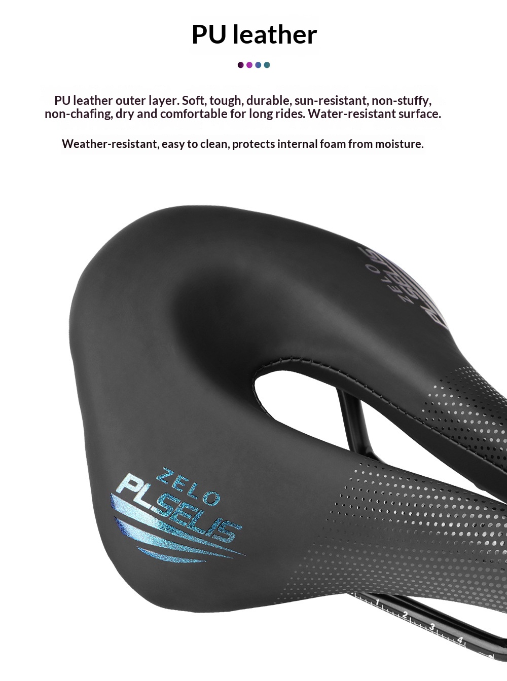 PLSELIS Bicycle Saddle Hollow Soft Seat for MTB Road Bike Folding Bike PU Foam Cushion Ergonomic Comfort Design MEROCA