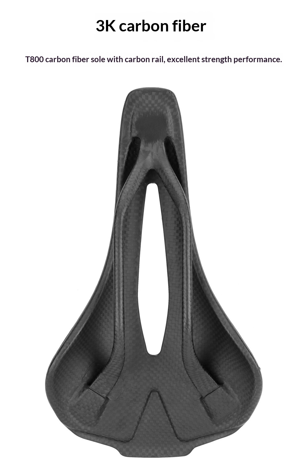 MEROCA VG R1 3D Printed Bicycle Saddle Carbon Fiber Base with Zoned Cushioning Hollow Road Bike Saddle