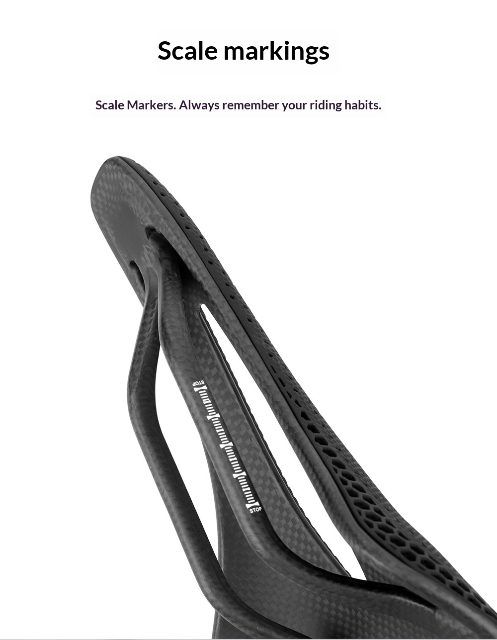 MEROCA VG R1 3D Printed Bicycle Saddle Carbon Fiber Base with Zoned Cushioning Hollow Road Bike Saddle