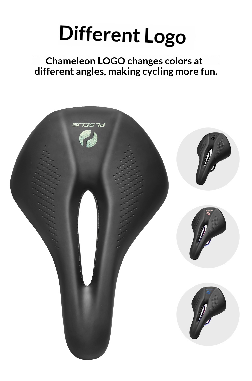 PLSELIS Bicycle Saddle Hollow Comfort Seat for MTB Road Bike Folding Bike Memory Foam Cushion Waterproof Cover MEROCA