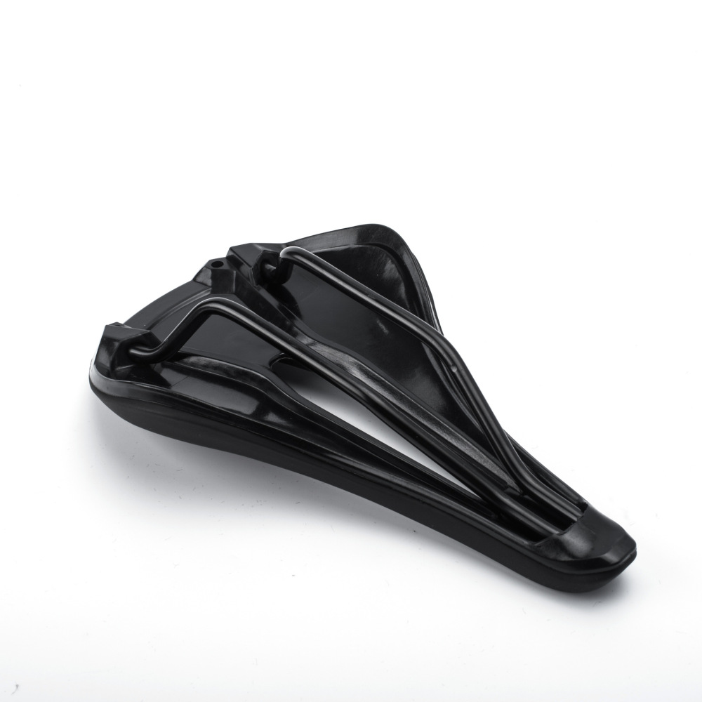 Coolyea Short Nose Bicycle Saddle Hollow Sport Seat for MTB PU Microfiber Cover Lightweight Foam Padding