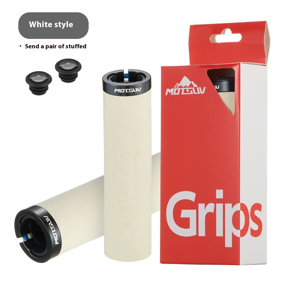 MOTSUV Mountain Bike Handle Grips Lock Set Ultra Light Aluminum Alloy Anti Slip Shock Absorber Handle Set Bicycle Accessories