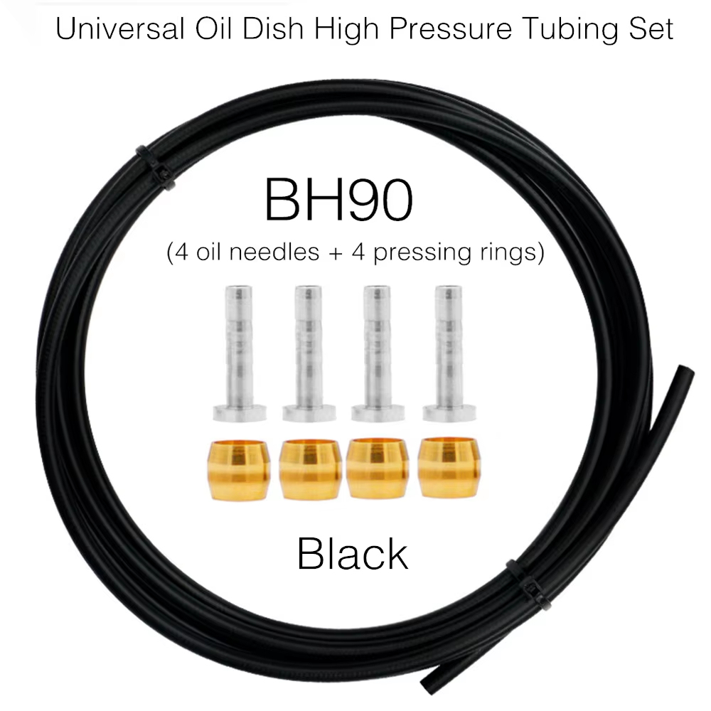 MOTSUV Bicycle Hydraulic Disc Brake Universal Oil Tube Set BH59 BH90 Pressing Ring T Needle Copper MTB Bike Brake Line Connector