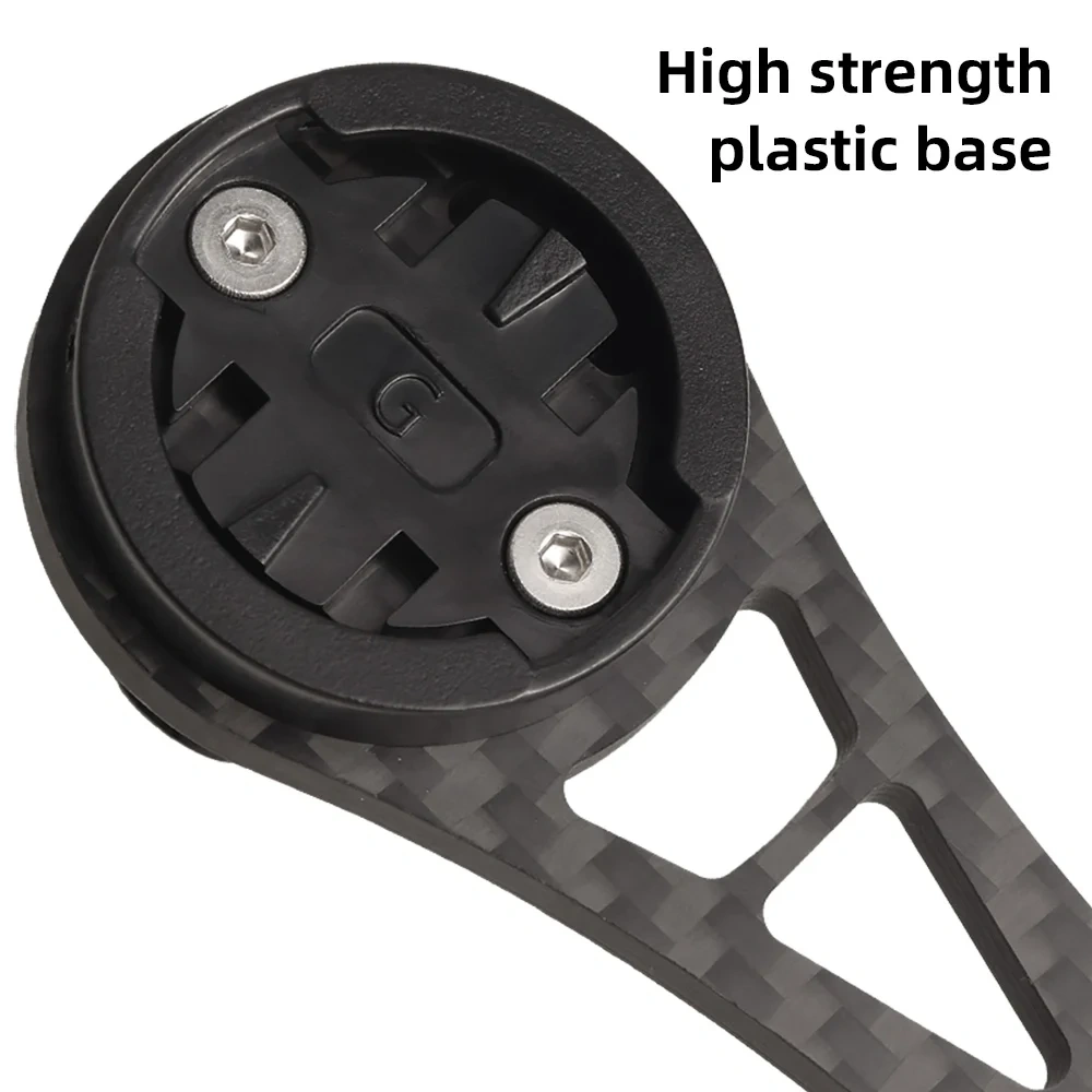 MOTSUV Bicycle Stopwatch Bracket Carbon Fiber Bike Stem Extension Computer Mount Cycling Code Table Rack Garmin Gopro Bryton