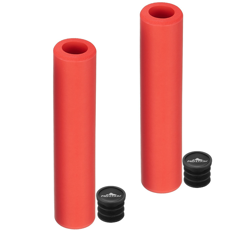 MOTSUV Bicycle Ultraight Density Foam Silicone Sponge Handlebar Grips for MTB bike XC/AM Anti-skid shock-absorbing Super Soft