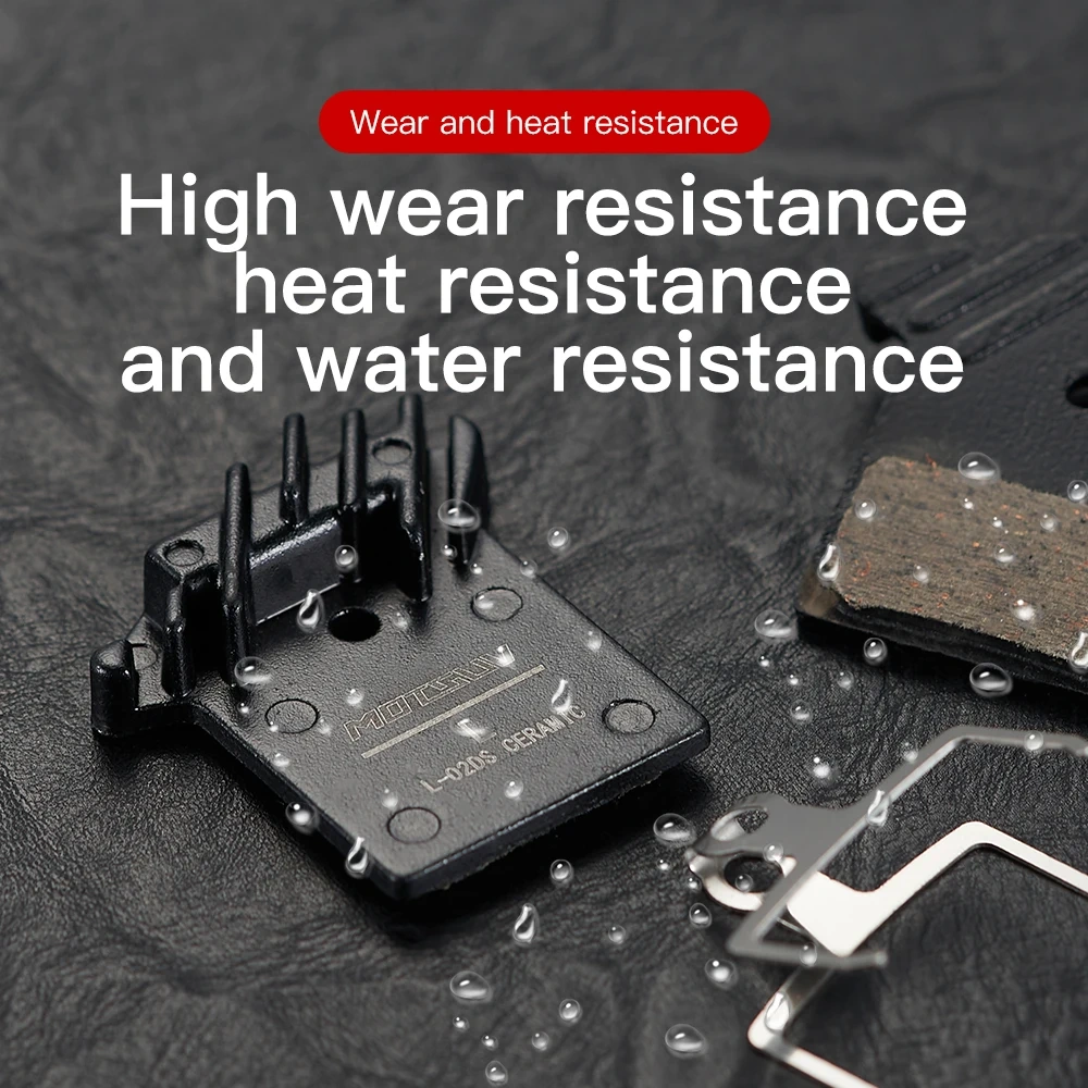 MOTSUV MTB Heat Dissipation Brake Pad Bike Ceramics Metal For Cooling J02A J03A XT SLX M785 M8000 M9000 Hydraulic Oil Brake Pads