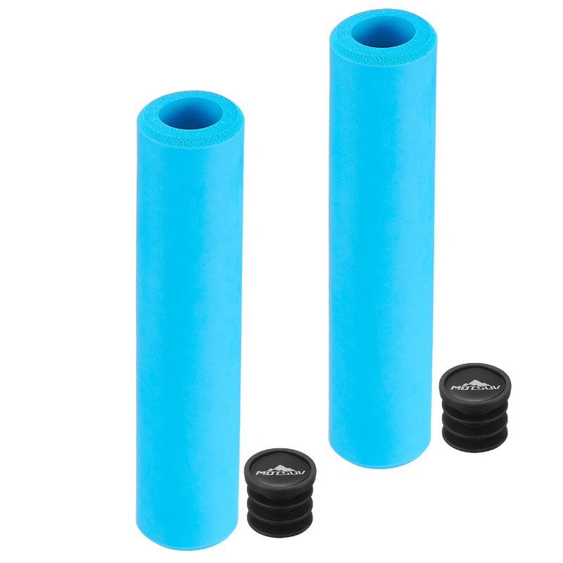 MOTSUV Bicycle Ultraight Density Foam Silicone Sponge Handlebar Grips for MTB bike XC/AM Anti-skid shock-absorbing Super Soft
