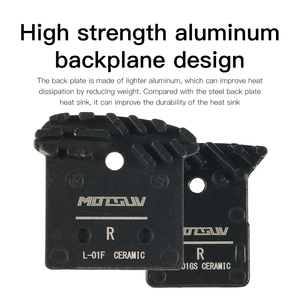 MOTSUV MTB Heat Dissipation Brake Pad Bike Ceramics Metal For Cooling J02A J03A XT SLX M785 M8000 M9000 Hydraulic Oil Brake Pads