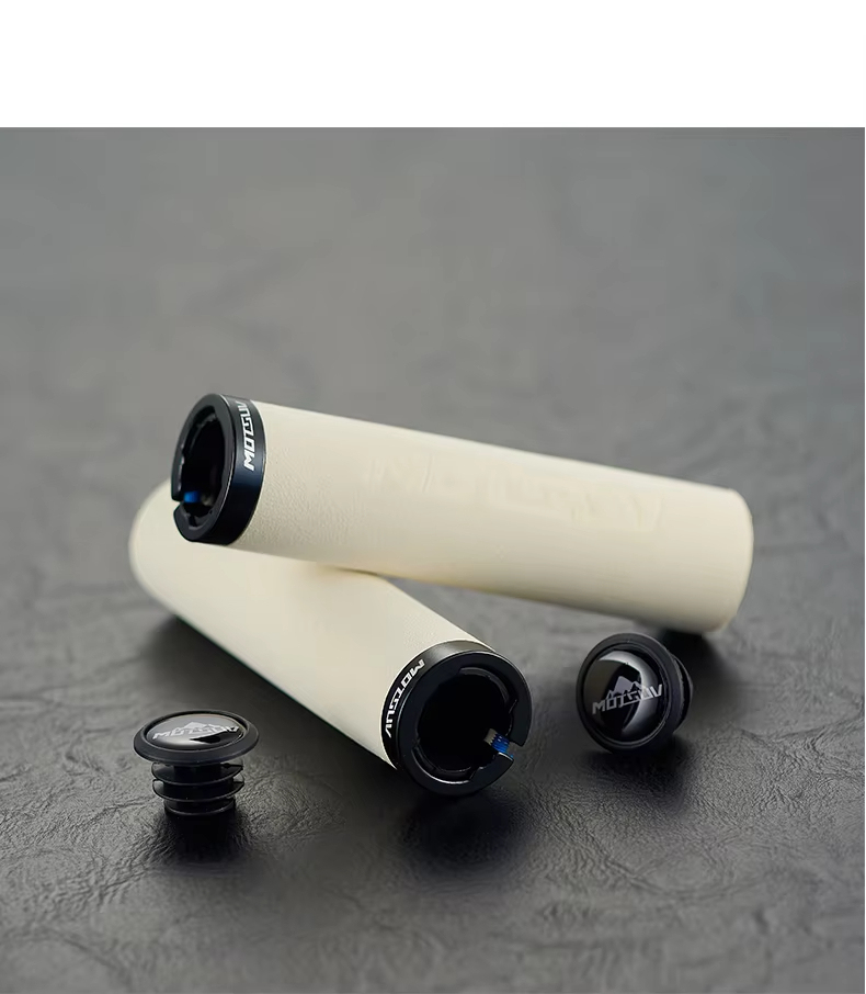 MOTSUV Mountain Bike Handle Grips Lock Set Ultra Light Aluminum Alloy Anti Slip Shock Absorber Handle Set Bicycle Accessories