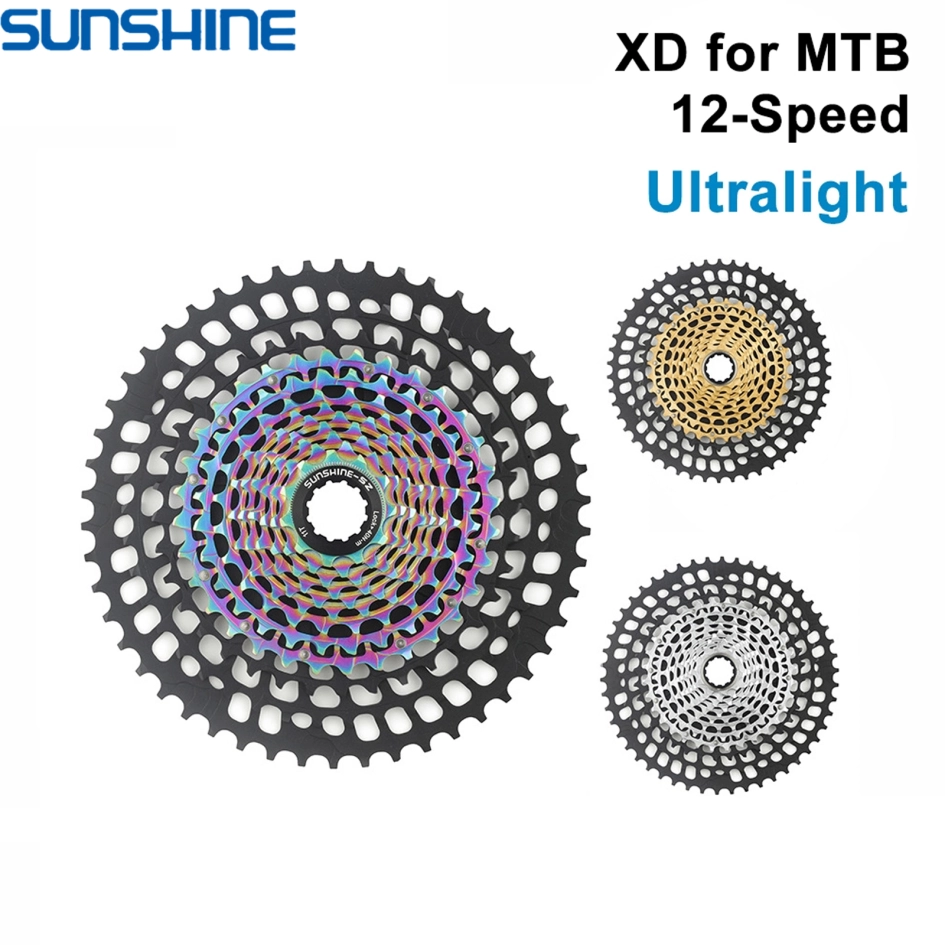 Cassetta 10 Voci SUNSHINE 11-40T Nero Per MTB - Compatibile Shimano/Sram HG500