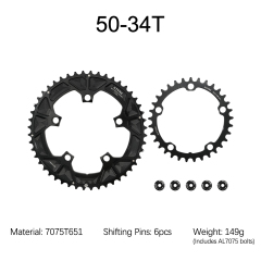 black 50-34T