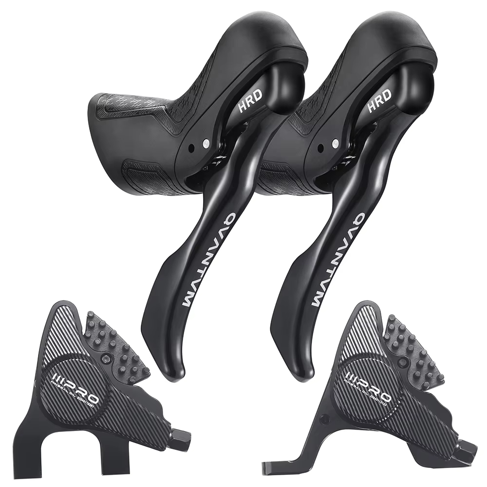 SENSAH HRD Hydraulic Groupset 2X9S 2X10S 2X11S 2X12S 9/10/11/12 Speed Shifter FD RD Brake Set Front and Rear Derailleur Compatible for R3000 4600 4700 105 R7000 R8000