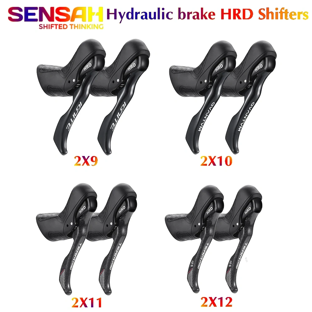 SENSAH 2X9S 2X10S 2X11S 2X12S  HRD Hydraulic Shifter compatible R3000 4600 4700 105 R7000 R8000