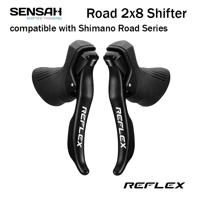 SENSAH IGNITE Road Bike Shifters 2x8 2x9 2x10 Speed Brake Lever 16/18/20 Speed Bicycle Derailleur For Shimano Sora Tiagra Claris