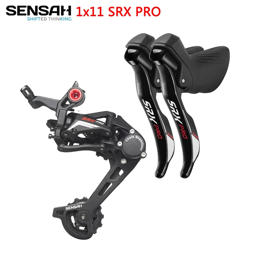 SENSAH SRX PRO 1x11 Speed, 11s Road Groupset, R/L Shifter + Rear Derailleurs, Gravel-bikes Cyclo-Cross