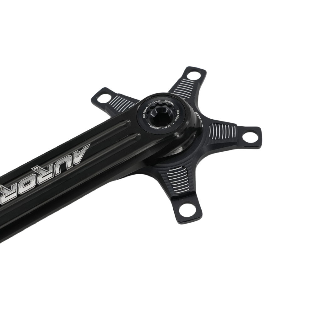 FOVNO AURORA Pro Road Bike 3 bolt pins Crankset 29mm Spindle Full CNC 7075 Aluminum Lightweight Hollow Design High Stiffness 165/170/172.5/175mm