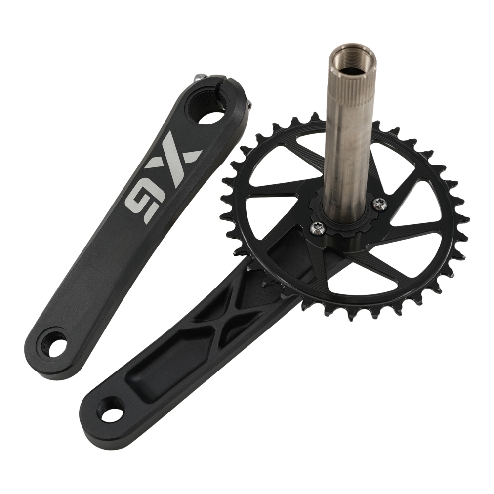 IXF X6 GXP Crankset MTB Bike Aluminum 3mm Offset Chainring Round Oval for Sram Crank Direct Mount X9 X0 XX1 X01 DUB Boost