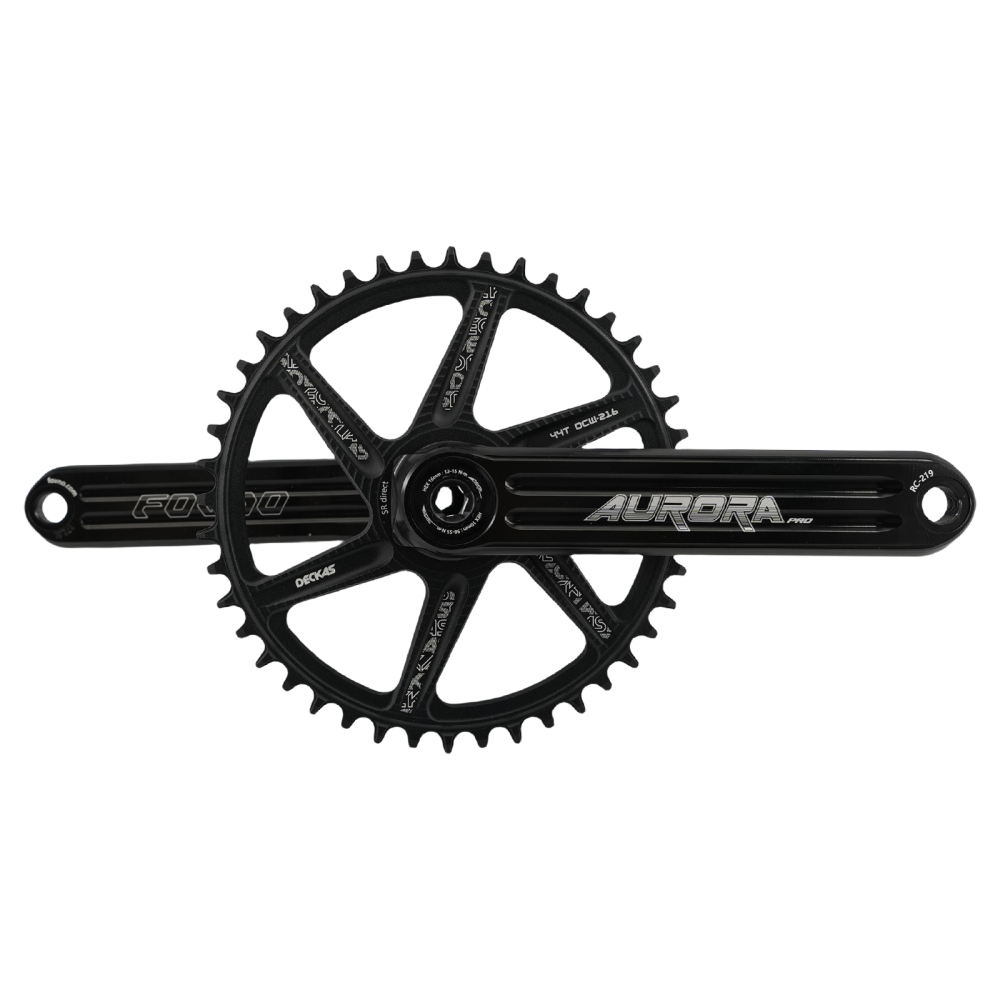 FOVNO AURORA Pro Road Bike 3 bolt pins Crankset 29mm Spindle Full CNC 7075 Aluminum Lightweight Hollow Design High Stiffness 165/170/172.5/175mm