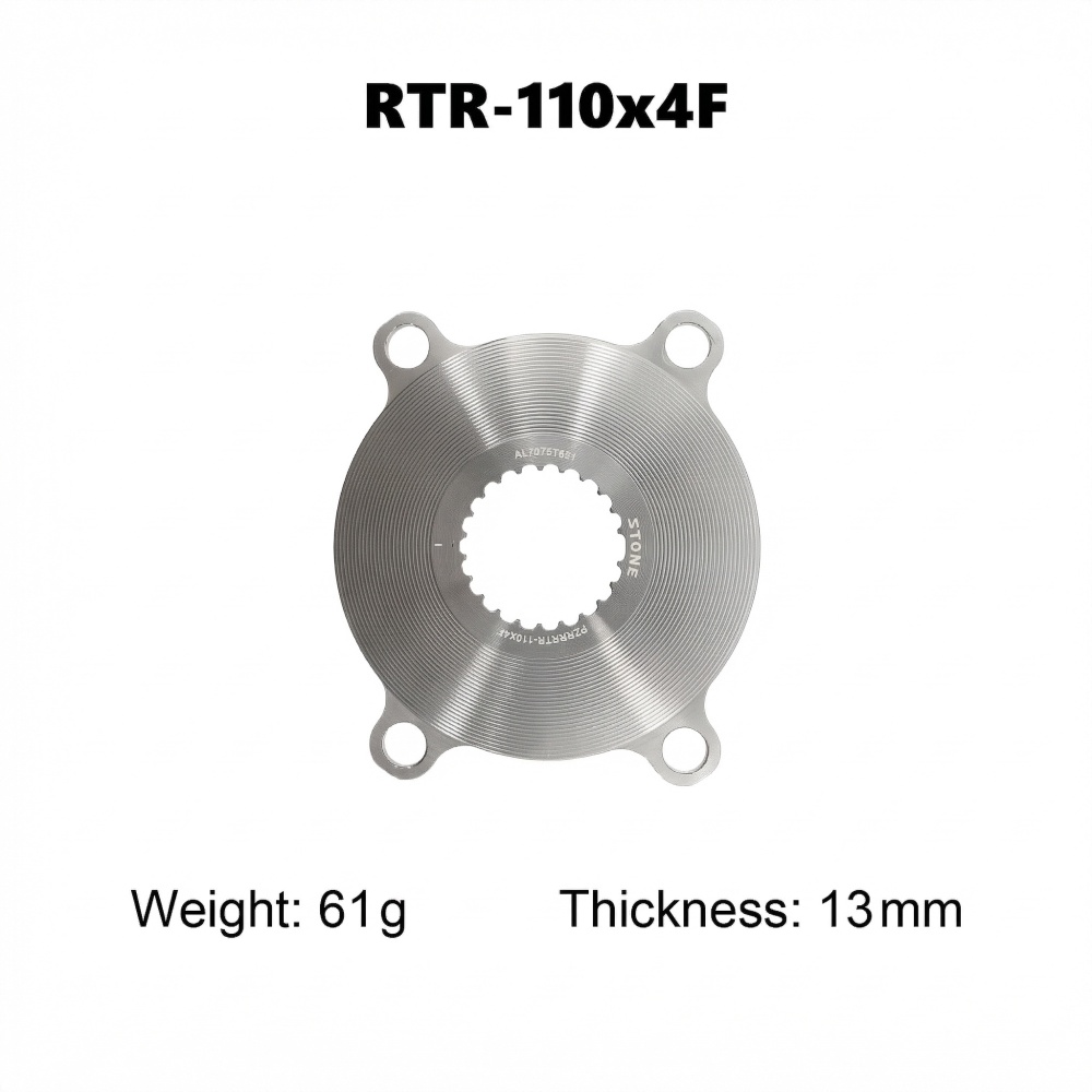 Stone Bike Chainring for Rotor To 110BCD Adapter Spider Converter for Kapic Aldhu Vegast Hawk Raptor Inpower 4/5 Arm Bolt Crank