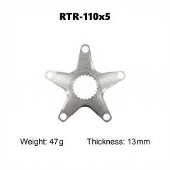 RTR-110BCD 5 arms hollow silver