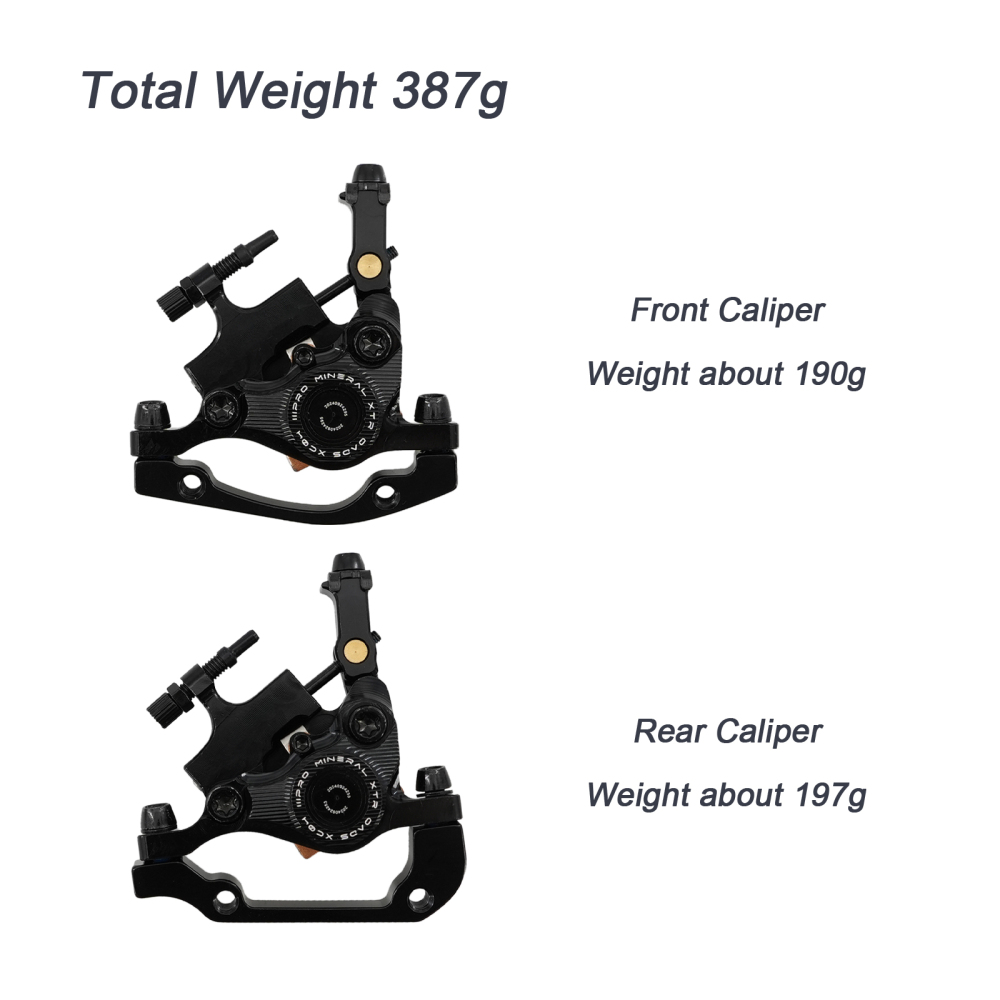 IIIPRO XC04 Dual Piston MTB Disc Brake Caliper Cable Pull Hydraulic IS PM Mount Front Rear Mountain Bike Brake