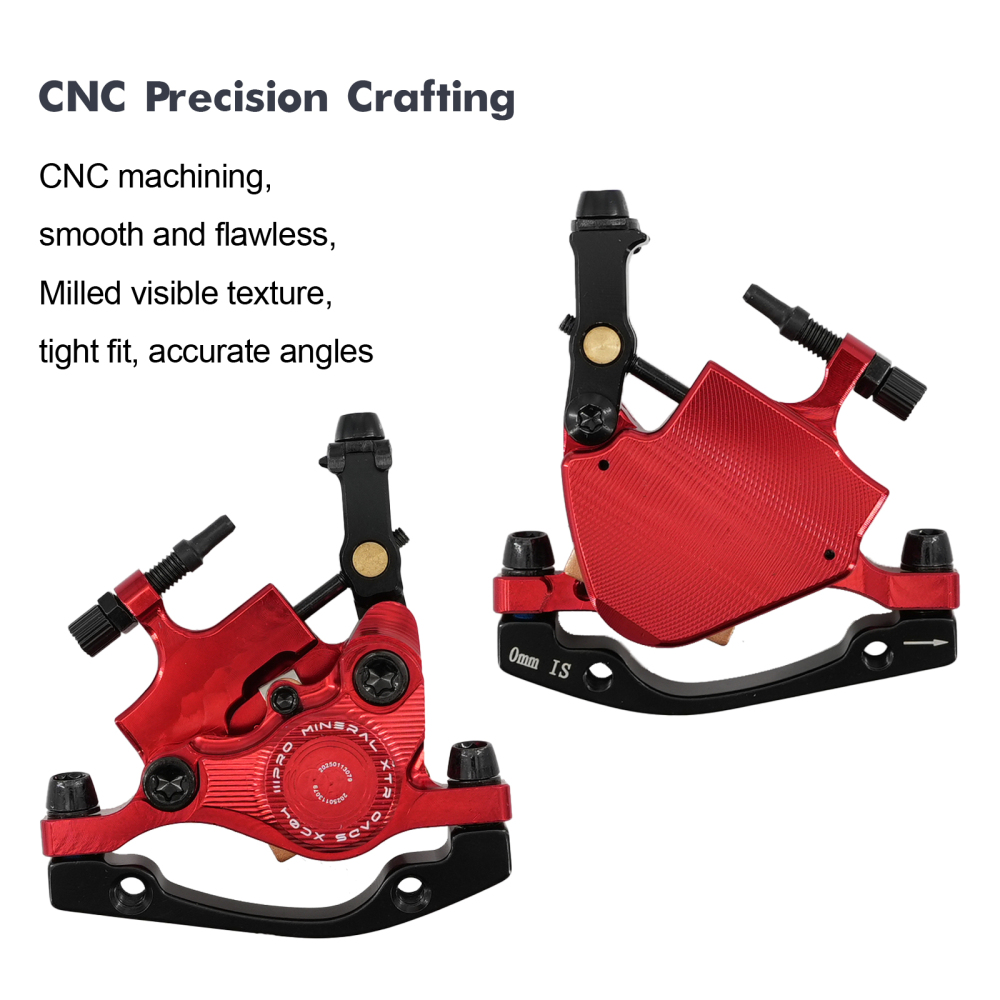 IIIPRO XC04 Dual Piston MTB Disc Brake Caliper Cable Pull Hydraulic IS PM Mount Front Rear Mountain Bike Brake