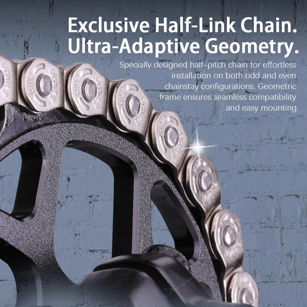 KMC Single Speed Bicycle Chain S1 K1 K1SL Z1eHX HL1 BMX Series 1/2"x1/8" 3/32" Free Style Bike Curren for Jump Track City Bike