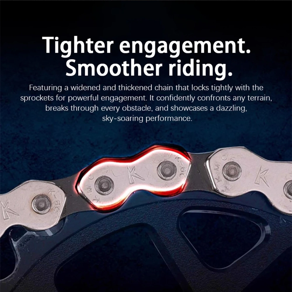 KMC Single Speed Bicycle Chain S1 K1 K1SL Z1eHX HL1 BMX Series 1/2"x1/8" 3/32" Free Style Bike Curren for Jump Track City Bike