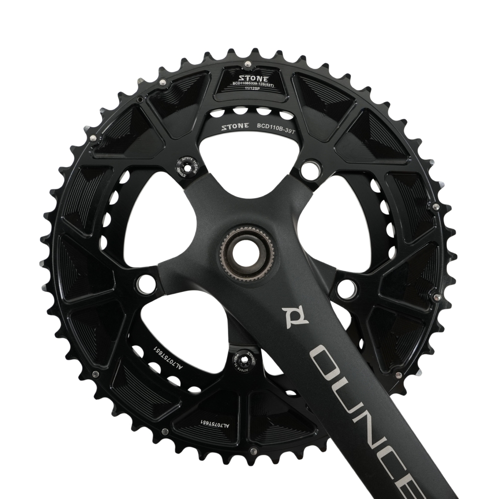 Stone 110bcd Round Double Chainring for Shimano 12S 5 Bolts Crank 12 Speed Road Bike 54 40T 46 32t 52 36T 53 39T 50 34 48 33T 2x 55t 40 56t 42t 58t 44