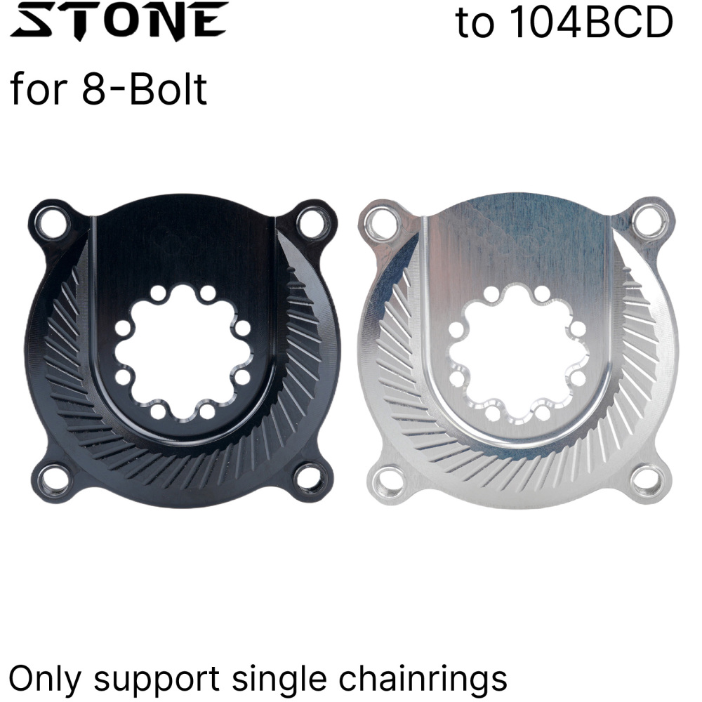 STONE bike chainring spider for MTB 104bcd, 8 pins bolts direct mount crank, 3mm offset for sram XX SL X0 GX EAGLE axs flattop t-type AXS Flattop T-type 8 bolts pins