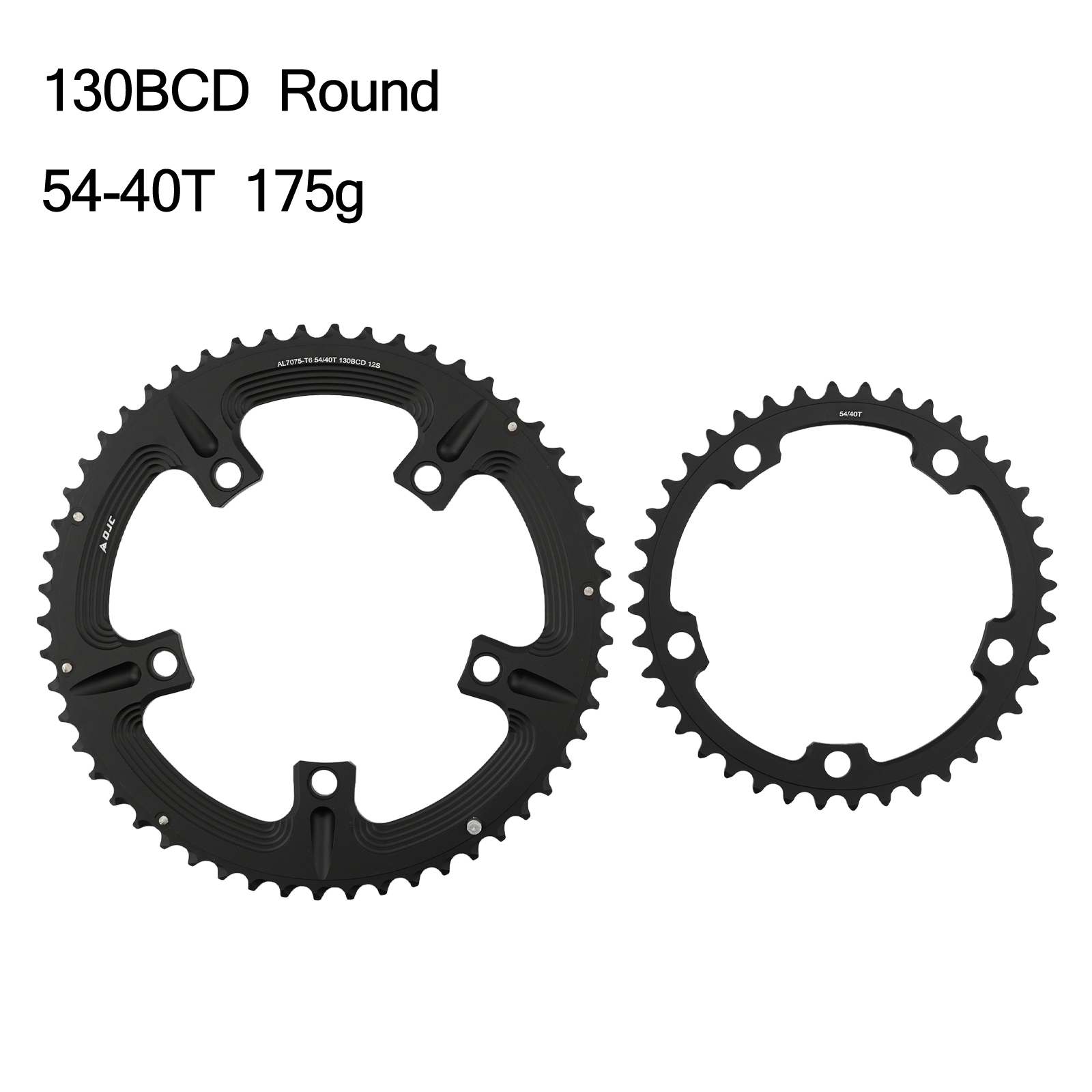 DJC 130BCD Road Bike Double Chainring 53/39T 54/40T 56/42T Round
