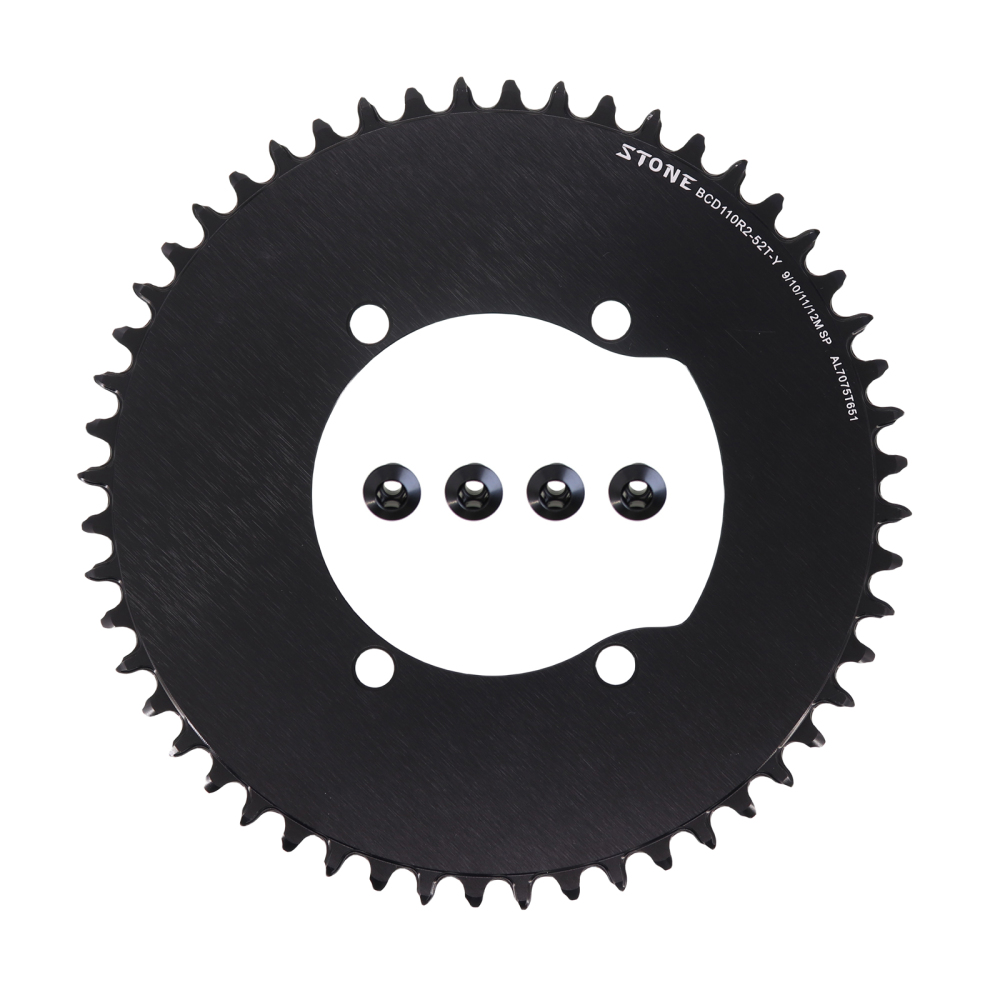 Stone Round Chainring 110BCD for Shimano 105 R7100 UT R8100 DA R9200 110 Bcd 34 40 42T 46T 48 50T 54 56 58T Road Bike 12 Speed