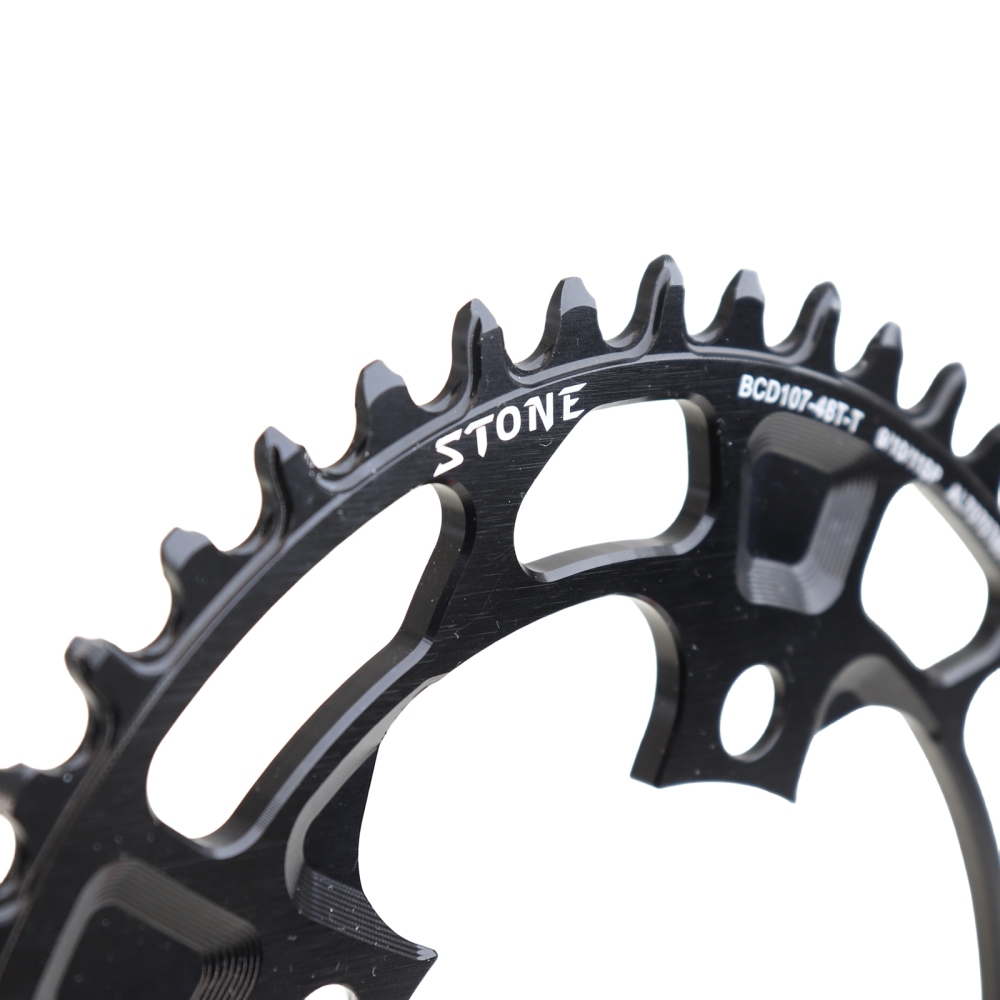 Stone Oval Bike Chainring 107BCD for Sram Force AXS 12S Crankset 107 Bcd MTB Road Bike Narrow and Wide Chainwheel 36T To 60T AXS Flattop T-type