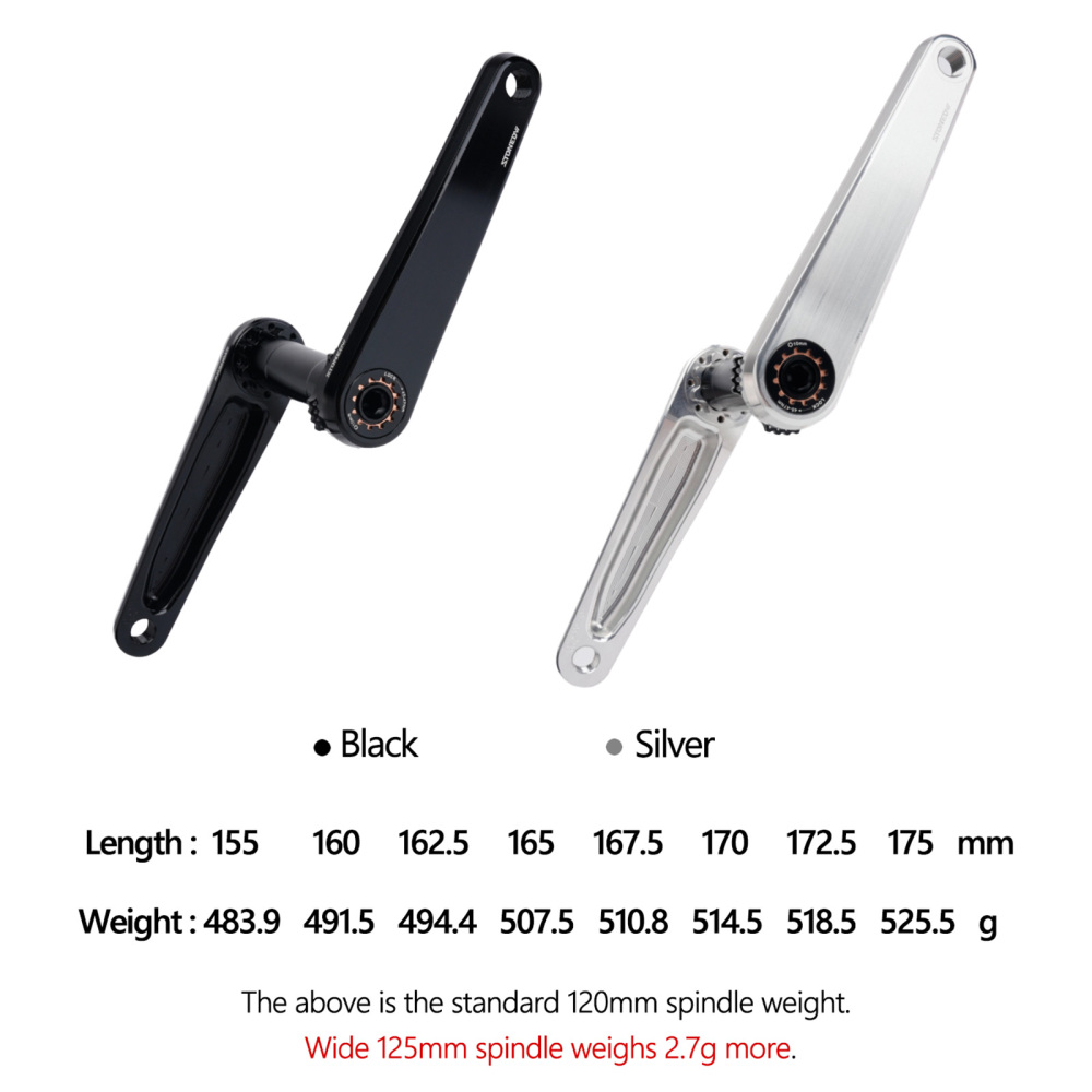 Stone Road Bike Crankset 28.99mm DUB 8 Bolts Pins Alu 7050-T7451 155 160 165 170 172.5 175mm Crank for AXS Spiders Powermeter chainring FORCE RED RIVAL 29mm gravel bike STONEDW  XPLR 12s 13s