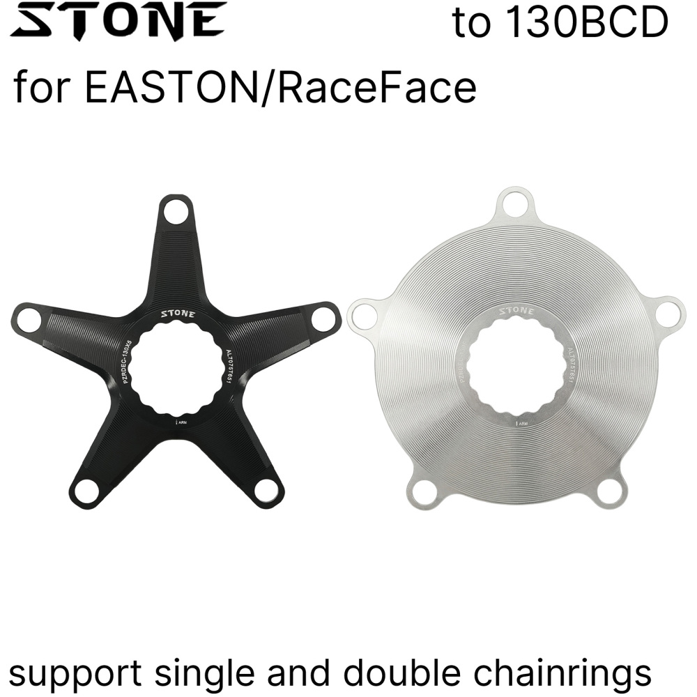 Stone Chainring Adapter Spider for EASTON EC90SL To 130BCD EC90 for Raceface Chain ELILEE XXE GP3 Power Meter Road Folding Bike