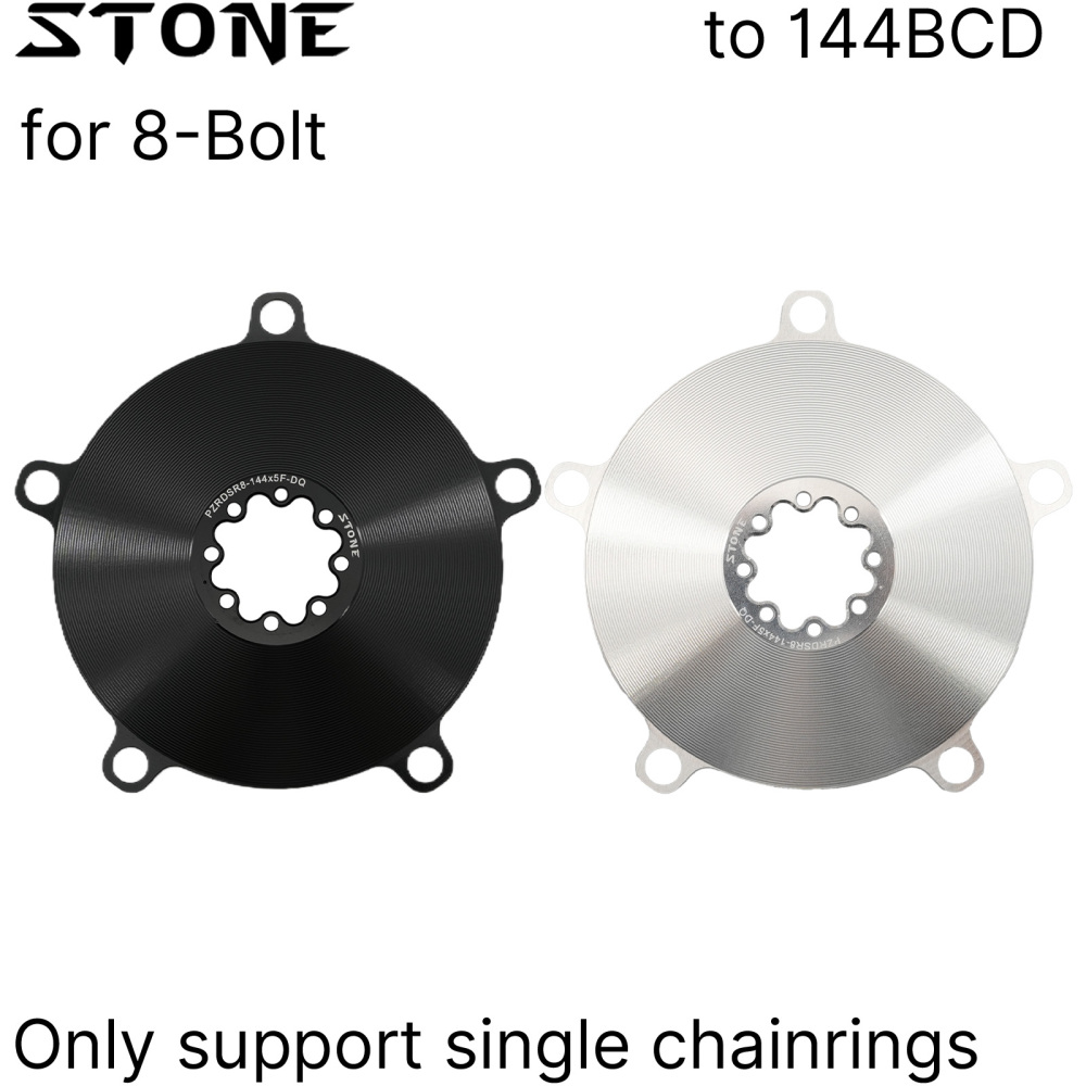 STONE 144BCD Chainring Spider Adapter 1X Single Speed for SRAM 8 Bolts FORCE RED RIVAL Crankset Fixie Fixed Gear Bike
