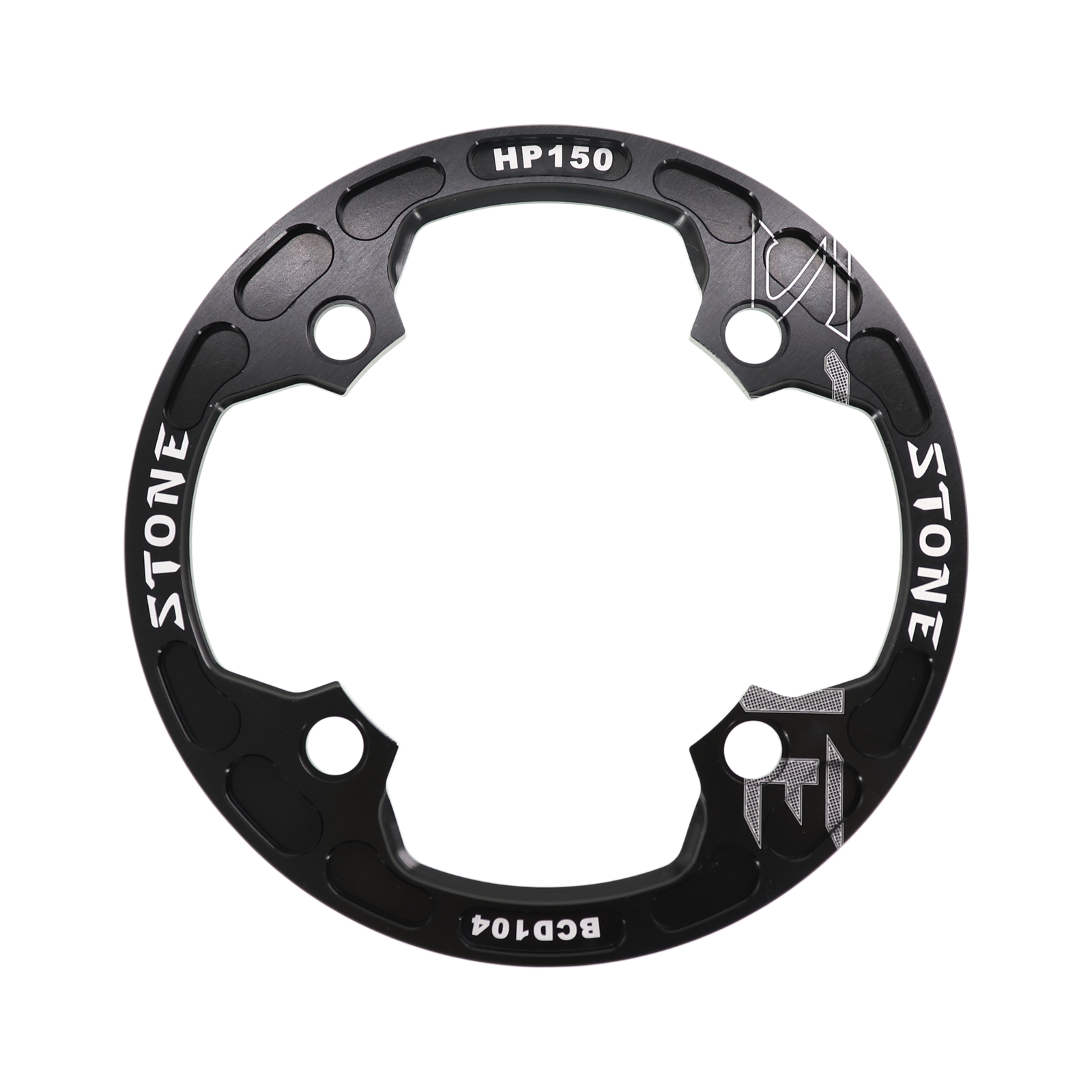 Stone 104BCD Chainring Guard Bash Protector MTB Bike Crank XC/AM/FR/DH 150 160mm for 30T 32T 34T 36T Chainring Cover